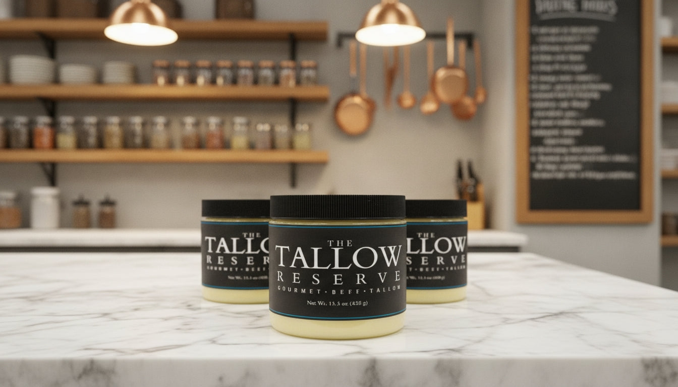 The Tallow Reserve - GOURMET BEEF TALLOW -15.3 OZ
