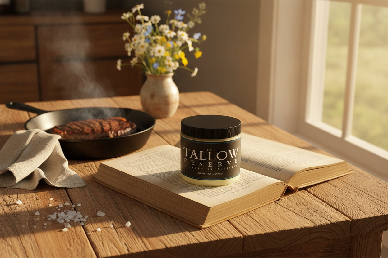 The Tallow Reserve - GOURMET BEEF TALLOW -15.3 OZ